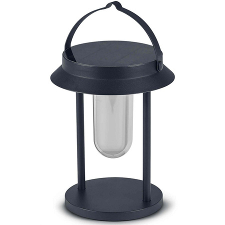 Lampa Ogrodowa Inteligentna Solarna Latarnia 3W 200lm 3000K Ciepła RGB+W Ściemnialna IP44 Czarny SMART+ Bluetooth Solar Ledvance