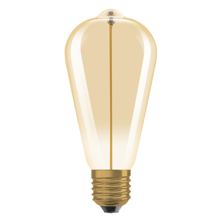 Żarówka LED Dekoracyjna ST64 Edison E27 2.2W = 12W 120lm 2700K Ciepła 320° Filament Vintage 1906 Osram