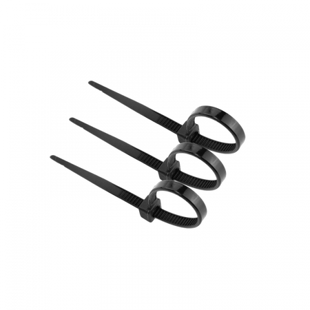 Opaski Zaciskowe Kablowe 3.6x100 mm Czarne UV TRYTYTKI TRYTKI ZIPERKI OK-36100B .MORE 100 szt.