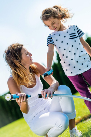 Zwijacz Automatyczny na Wąż Ogrodowy z Wężem 20m Końcówki + Zraszacz Zestaw ERGO CELLFAST