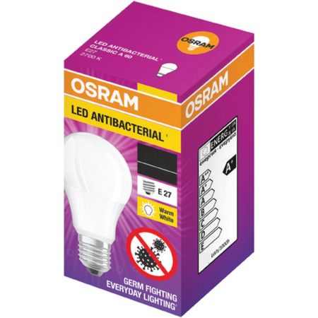 Żarówka LED Antybakteryjna A60 E27 10W = 75W 1055lm 2700K Ciepła 200° Antibacterial Classic Osram