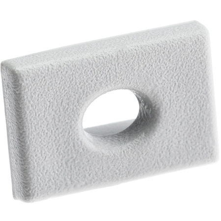 Zaślepka do profilu KM33 z otworem szara tworzywo sztuczne