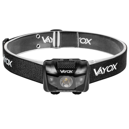 Latarka Akumulatorowa Czołowa 100lm LED + 2x LED VA0178 VAYOX