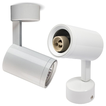 Kinkiet Oprawa Halogenowa LED GU10 Lampa Natynkowa Biała NUUK KOBI