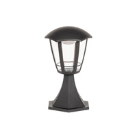 Lampa Ogrodowa Słupek Zewnętrzny Stojący 8W 500lm 3000K IP44 30cm Czarny Klasyczny Sorrento Rabalux