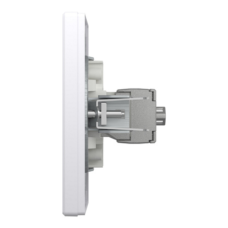 Gniazdo Komputerowe RJ45 kat. 5e STP z Ramką Białe SCHNEIDER ASFORA