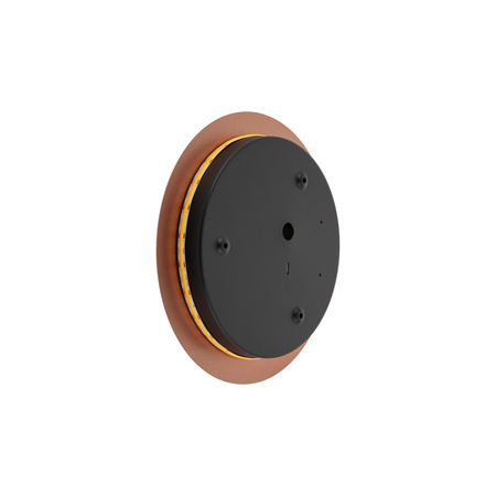 Kinkiet Ścienny Lampa Natynkowa LED 10W 130lm 3000K Ciepła Miedziana Nowoczesna RING LED M 10347 Nowodvorski