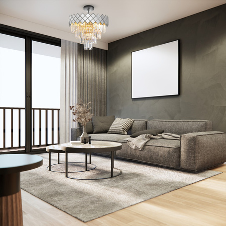 Lampa Sufitowa Żyrandol CARISMA Chrom 9xE14 Milagro