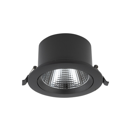 Oprawa Podtynkowa Sufitowa LED 15W 1100lm 4000K Neutralna Czarna EGINA 10558 Nowodvorski