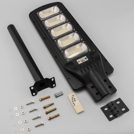 Lampa Solarna LED Mocna 1800W 6500K Latarnia Ogrodowa Uliczna IP66 + Pilot