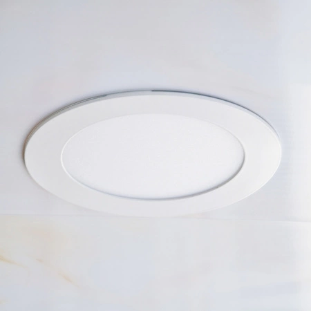 Zestaw 3 x Oprawa podtynkowa okrągła MIRO LED Biała 6W 420lm 3000K GOLDLUX (Polux)