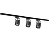 Zestaw Szynowy Szynoprzewód Szyna Listwa 1-Fazowa + 3x Reflektor GU10 Czarna MINOR Sanico Goldlux