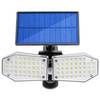 Naświetlacz solarny lampa 78x LED 15W 450lm Zimna czujnik ruchu IP65
