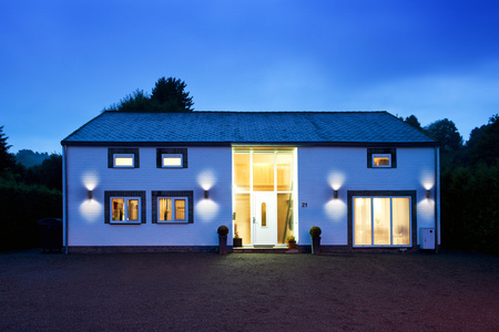 Lampa Ogrodowa Zewnętrzna Kinkiet Elewacyjny LED GU10 IP65 IK05 Szary Endura Ledvance