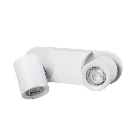 Oprawa lampa sufitowa LAURIN 2xGU10 biała 22cm Kanlux