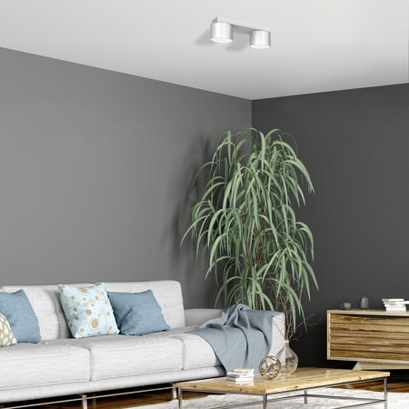 Lampa Sufitowa DIXIE Biała 2xGX53 Milagro