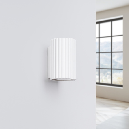 Lampa Ścienna Kinkiet Reflektor Tuba Spot 1x GU10 Biała Karbon Deep Space SL.1646 Sollux