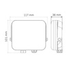 Naświetlacz LED 20W 1500lm 4000K Neutralna 120° Czarna IP65 Milky Sanico Goldlux