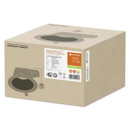 Panel LED Oprawa Podtynkowa Punktowa 18W 1930lm CCT Oczko Spot Biały Downlight Ledvance