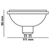 Żarówka LED GU10 Reflektor ES111 15W = 100W 1521lm 4000K Neutralna 38° LUMILED