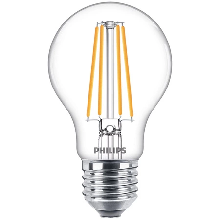 3PAK Żarówka LED E27 A60 8.5W = 75W 1055lm 2700K Ciepła Filament PHILIPS