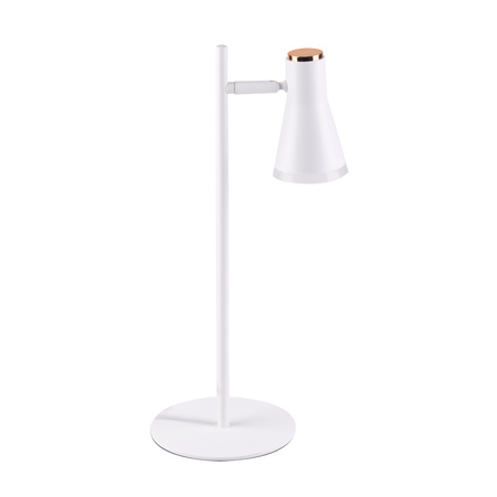 Lampka biurkowa stołowa 4,2W LED BERG biała 3000K GOLDLUX (Polux)