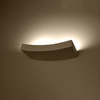 Lampa Ścienna Kinkiet 2x G9 Prostokątna Biała Nowoczesna Hattor Sollux