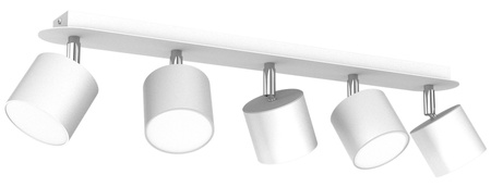 Lampa Sufitowa DIXIE Biała 5xGX53 Ruchoma Milagro