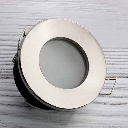 Oprawa Halogenowa Podtynkowa Wpuszczana LED MR16 Okrągła Satynowa AQUS Lumiled