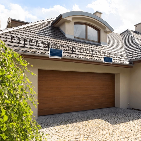 Naświetlacz JIMMY LED 580lm 6000K IP65 40W Świetlówka Solarny Biały z Czujnikiem Zmierzchu Eko-Light