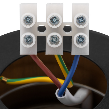 Oprawa HALOGENOWA Natynkowa SUNLA Tuba Gx53 LED Spot Kinkiet Sufitowa Walec Czarno - Złoty LUMILED