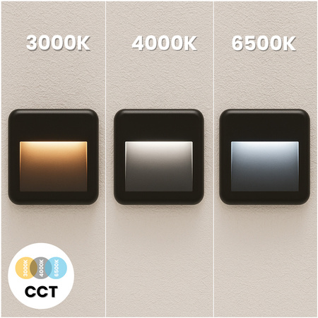 Lampa Ogrodowa Zewnętrzna Schodowa Kinkiet Elewacyjny CCT 3000-6500K LED 4W IP65 VIREO LUMILED