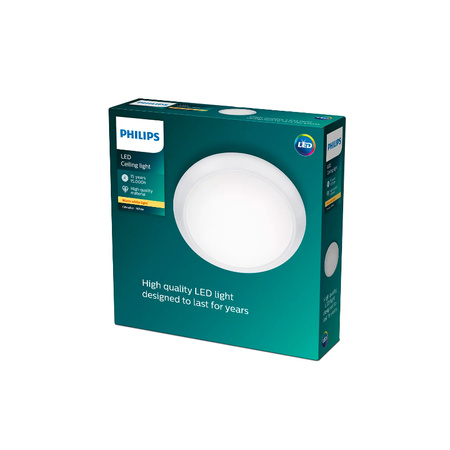 Lampa Sufitowa Plafon LED 20W 2000lm 2700K Biała Cinnabar Philips
