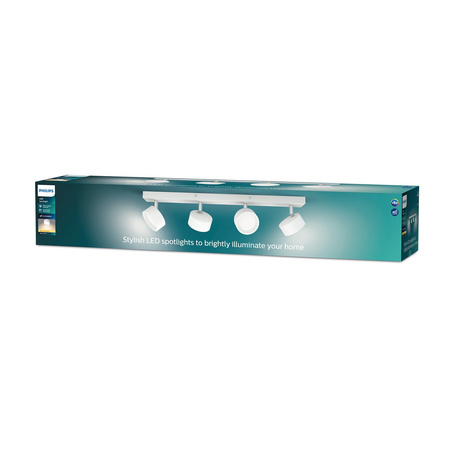 Lampa Sufitowa Reflektor LED 22W 2200lm 2700K Biała Bracia Philips