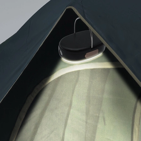 Lampa Kempingowa LED Przenośna 1W 600lm 3000-6500K Ciepła Biała Czarna IPX4 Sanico Goldlux