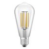 Żarówka LED E27 ST64 4W = 60W 840lm 3000K Ciepła 320° Filament LEDVANCE Ultra Efficient
