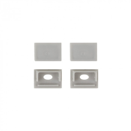 Profil Aluminiowy LED do Płyt GK Gipsowych REGIPS Szeroki Wpuszczany Podtynkowy Biały 2m z Kloszem Mroźnym do Taśm LED + Zaślepki seria GPS Ecolight