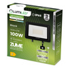 Naświetlacz z Czujnikiem Ruchu LED ZUME 100W 11000lm 4000K IP65 Czarny Advanced Lighting Series LUMILED 