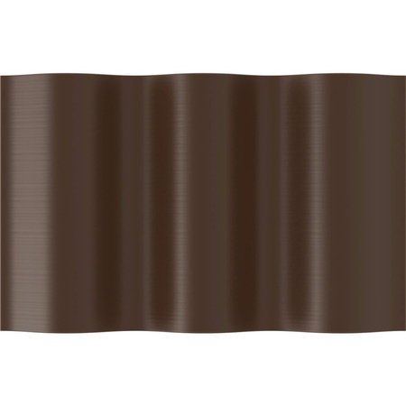Obrzeże Ogrodowe Trawnikowe Elastyczne Faliste 25cm x 9m Brązowe CELLFAST