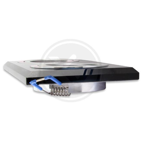 Oprawa Podtynkowa Halogenowa Spot 2x GU10 Prostokątna Ruchoma Czarna Styx Masterled