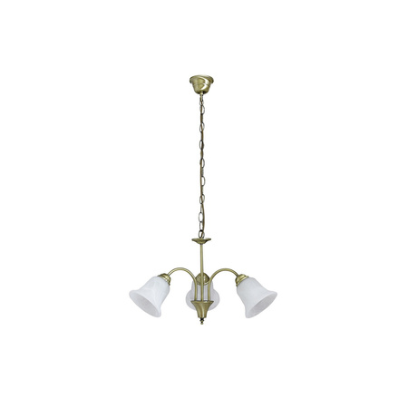 Lampa Sufitowa Wisząca Żyrandol 3x E14 Brązowy Klasyczny Francesca 7373 Rabalux