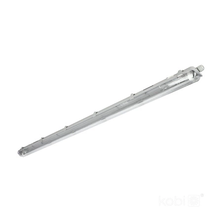 Oprawa Lampa Hermetyczna LED Świetlówkowa G13 IP65 Szara Hermetic Kobi