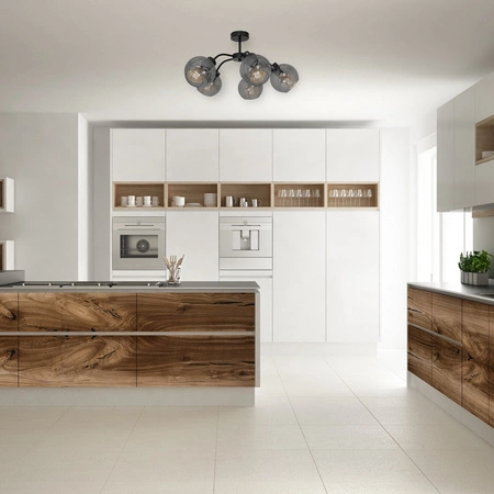 Lampa Sufitowa SOFIA SMOKED 5xE27 Milagro