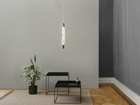 Lampa Sufitowa Wisząca Dekoracyjna LED 18W 1800lm 3000K Ciepła Ściemnialna Zwis Szary Decor Ledvance