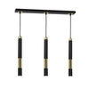 Lampa wisząca czarno-złota MiLAGRO DALLAS + 3xGU10 3W LED