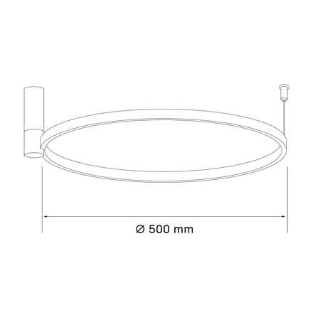 Lampa LED Sufitowa 20W 2600lm 4000K Neutralna Złota NOEMI Sanico Goldlux