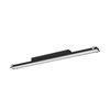 Oprawa Liniowa Lampa Sufitowa LED 32W 115cm 3600lm 3000K Ciepła 90° Podtynkowa Czarna KANLUX