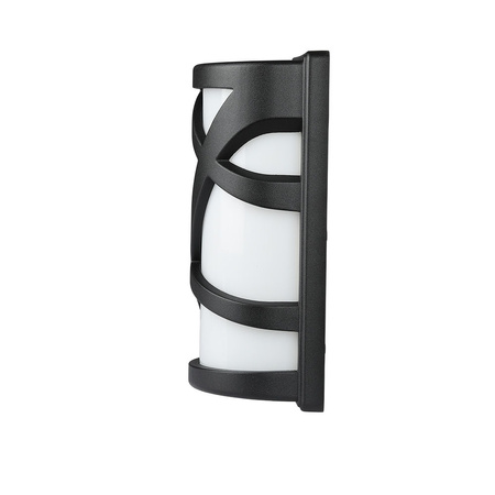 Lampa Ogrodowa Oprawa Elewacyjna Kinkiet E27 Mleczny klosz Mozaika Czarny mat VT-745 V-TAC