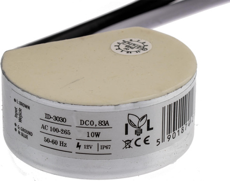 Zasilacz dopuszkowy wodoodporny 12V 10W 0,83A IP67 ID-3030