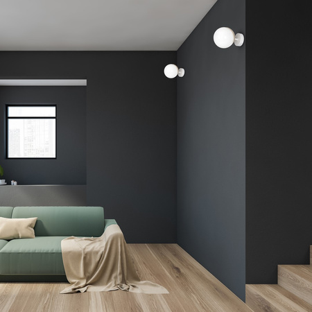 Lampa Ścienna Kinkiet SFERA Drewniana 1xE14 Milagro